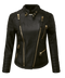 Black Leather Jacket PNG Pic