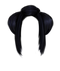 Black Wig PNG File