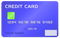 Blue Credit Card PNG