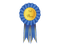 Blue Ribbon First Place PNG Free Image