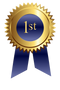 Blue Ribbon First Place PNG Image