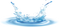 Blue Splash Water PNG Download Image