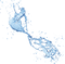 Blue Splash Water PNG File