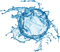 Blue Splash Water PNG Pic