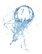 Blue Splash Water PNG Picture