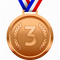 Bronze Medal Transparent