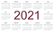 Calendar 2021 PNG Pic