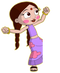 Chhota Bheem Chutki Girl PNG