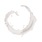 Circle Milk Splash PNG