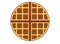 Circle Waffle PNG Free Download