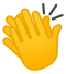 Clapping Hands Emoji PNG Clipart