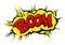 Comic Effect Boom PNG Image