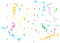 Confetti Party PNG Free Image