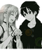 Cute Anime Couple Transparent