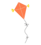 Cute Kite PNG Image