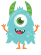 Cute Monster PNG Image