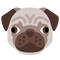 Cute Pug PNG Clipart