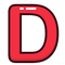 D Letter PNG Image File