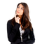 Deep Thinking Woman PNG Image