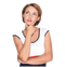 Deep Thinking Woman PNG