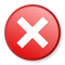 Delete Red X Button PNG Free Download