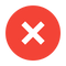 Delete Red X Button Transparent