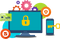 Digital Cyber Security PNG Picture