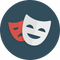 Drama Mask Theatre PNG Download Image