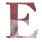 E Letter PNG Image File