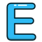 E Letter PNG Photo