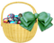 Easter Basket Bunny Free PNG Image