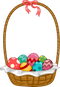 Easter Basket Bunny PNG Image