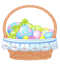 Easter Basket Bunny PNG Pic