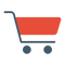 Empty Red Shopping Cart PNG Free Download