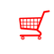 Empty Red Shopping Cart PNG Images