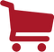 Empty Red Shopping Cart PNG