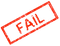 Fail Stamp PNG Clipart