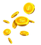 Falling Gold Coin Transparent