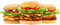 Fast Food Tofu Burger PNG