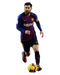 FC Barcelona Lionel Messi PNG File Download Free