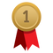 First Place Medal PNG Clipart