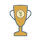 First Place Trophy PNG Image