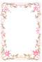 Floral Frame PNG