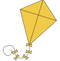 Flying Kite PNG High Quality Image