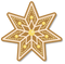 Gingerbread Star PNG