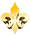 Gold Fleur De Lis Transparent