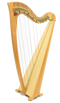 Gold Harp PNG Free Download