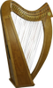 Gold Harp PNG Image