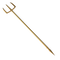 Gold Trident PNG Image