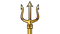 Gold Trident PNG Picture